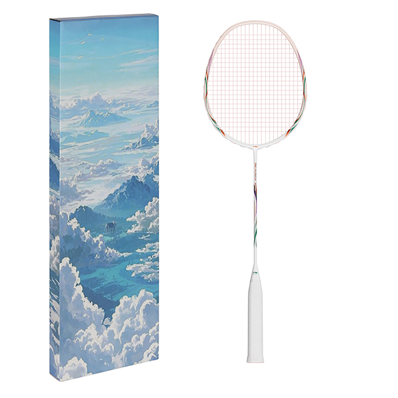 Li Ning Shadow Blade 199 Full Carbon Badminton Rackets Offensive Type Heavy Head, Stiff Shaft Entry level 675mm Unisex