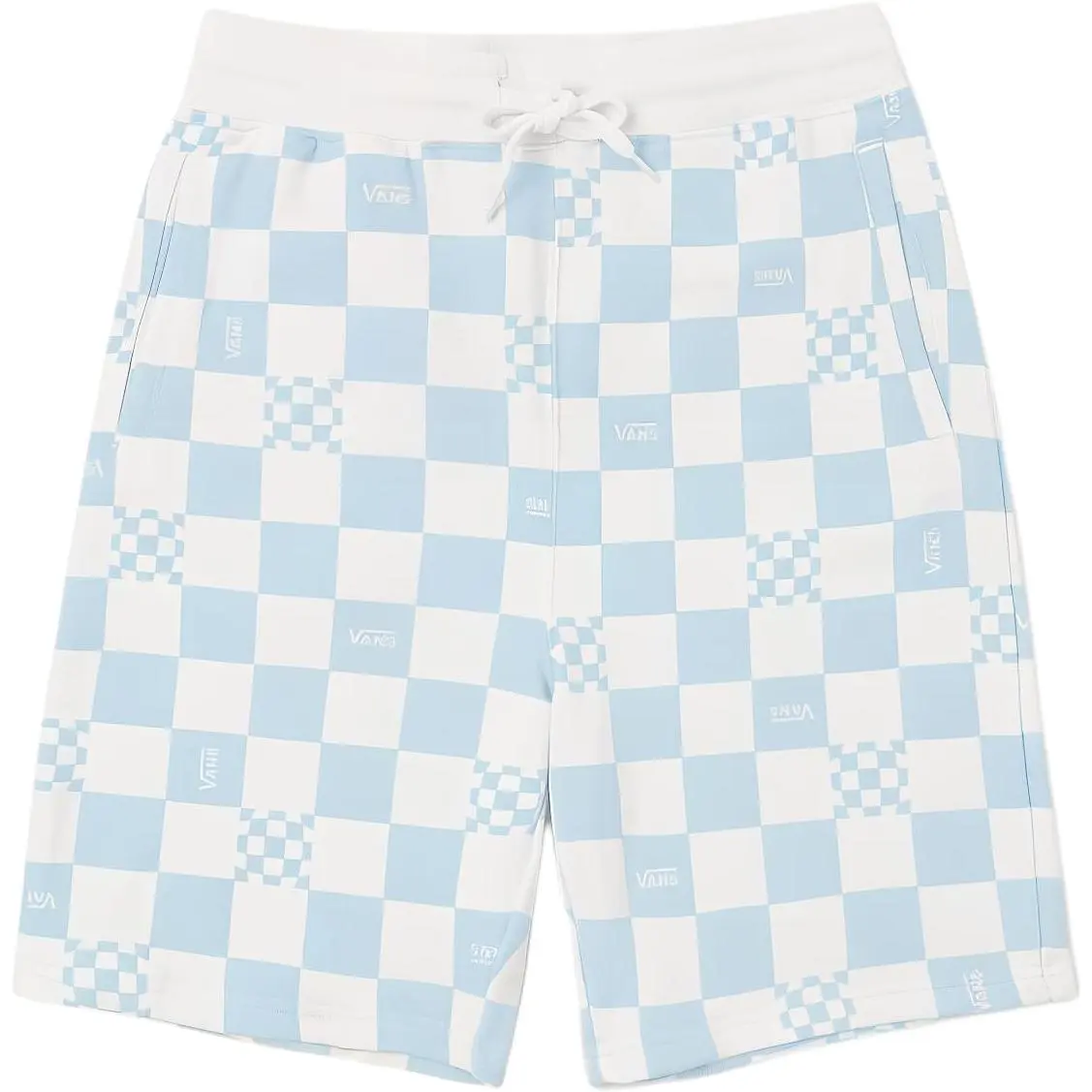 Vans Sports Shorts Unisex Blue Moderate Straight Fit Pants