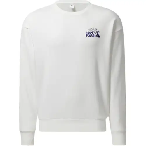 Reebok Sweatshirt Unisex Pink White