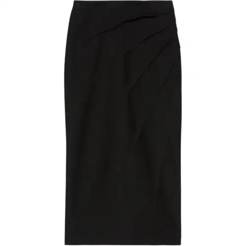 GUCCI Drap Detailed Tailored Midi Skirt