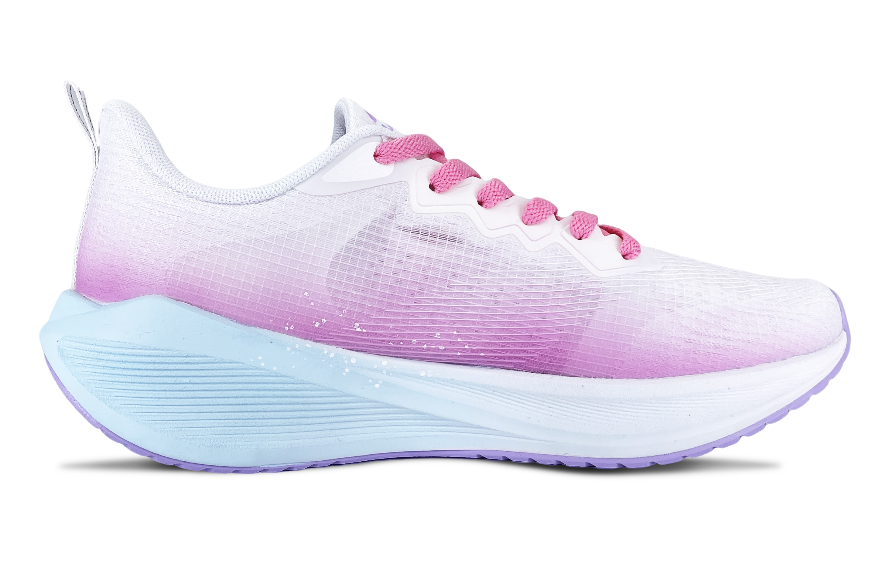 Li Ning Wuyue Cushioning Slip Resistant Breathable Low top Casual Running Shoes Women’s Dazzling Pink