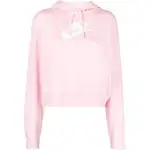 Nike Sweatshirts Women's Light Pink Hooded Moderate Regular