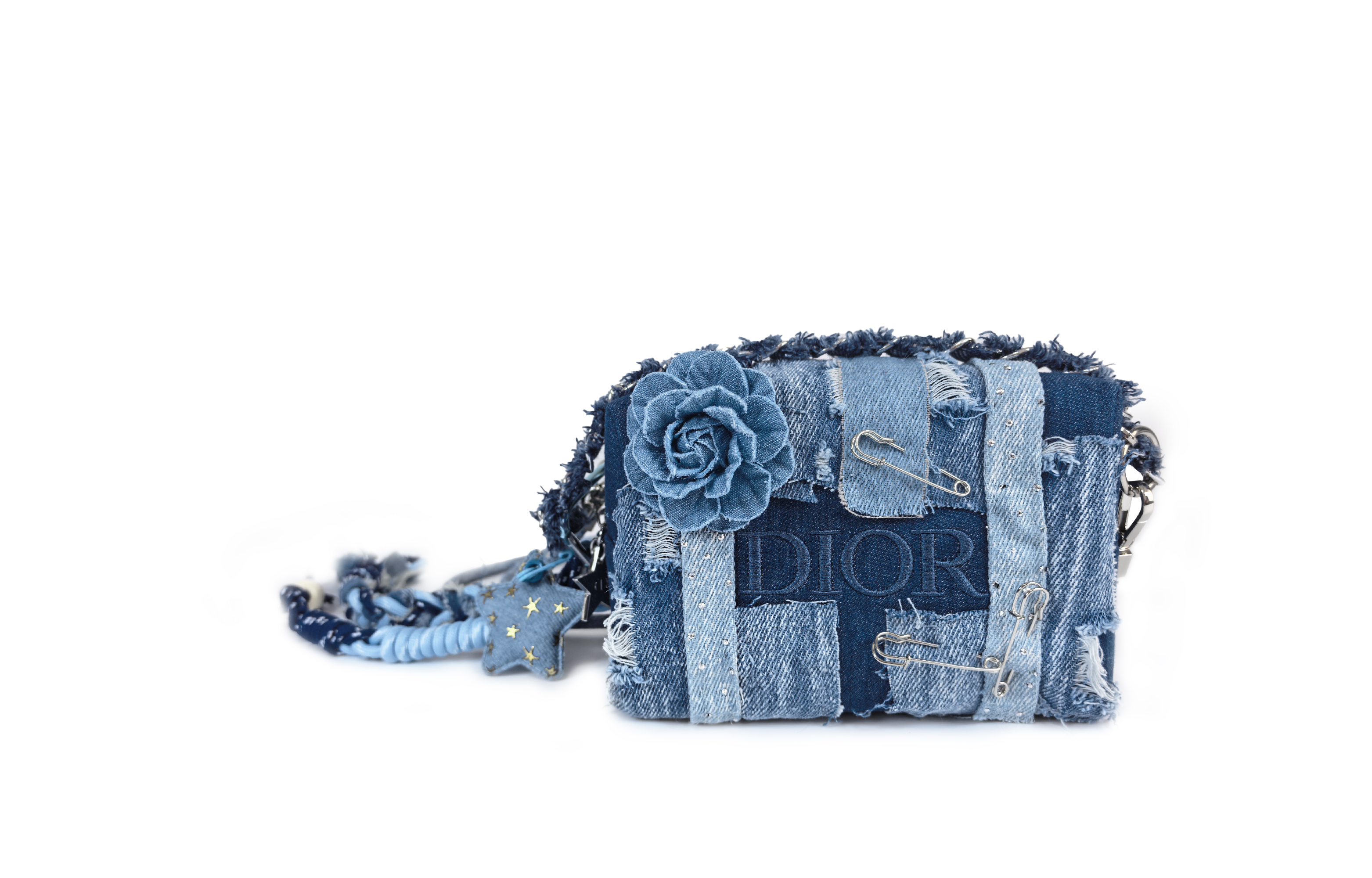 Сумка Dior Джинсовый тоут (синяя)