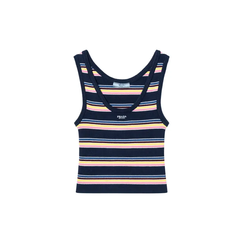 Prada striped tank top