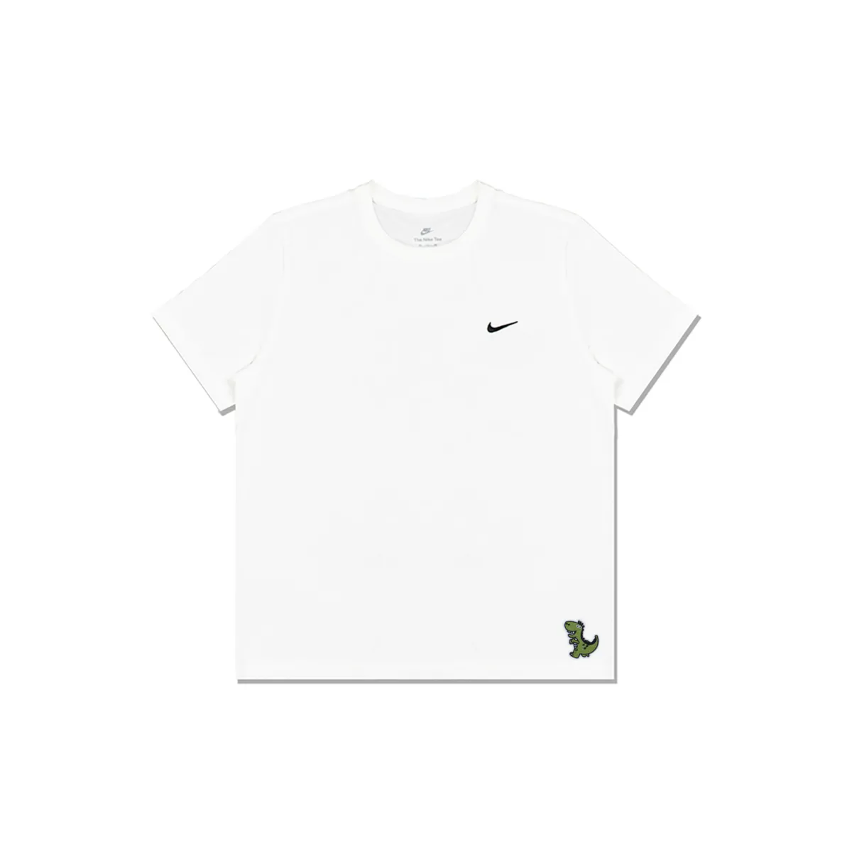 Nike Sportswear T-Shirts Men's White Crew Neck Moderate Straight Fit