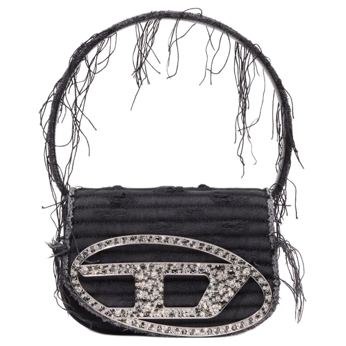 DIESEL 1DR Logo Plaque Shoulder Bag