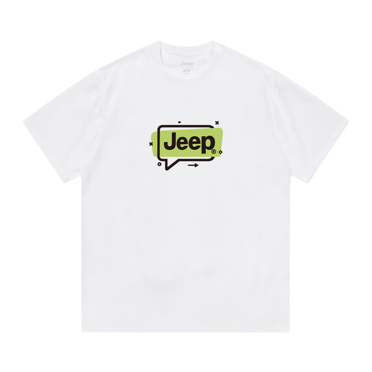 Футболка Jeep logo (белая)