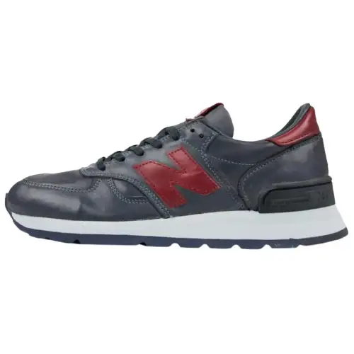 990v1 Horween Leather Co. x 990v1 New Balance Made in Usa 'Navy Burgundy'