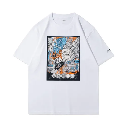 Li Ning Sports Fashion Collection T Shirt Men's White