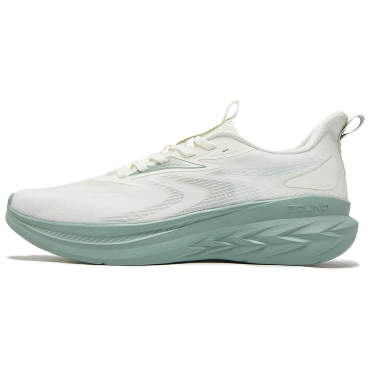 361° Flying Feather 3.0 Slip Resistant Abrasion Resistant Low top Casual Running Shoes Men’s White Green