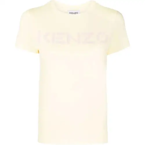 KENZO T Shirts Women's Yellow Crew Neck Moderate Other