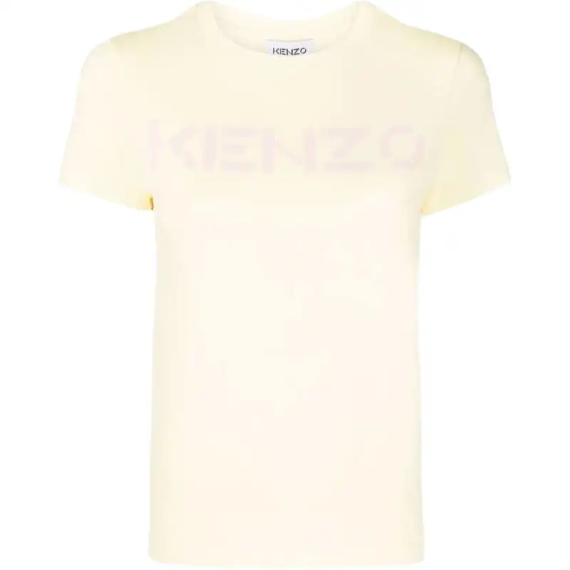 KENZO T Shirts Women's Yellow Crew Neck Moderate Other