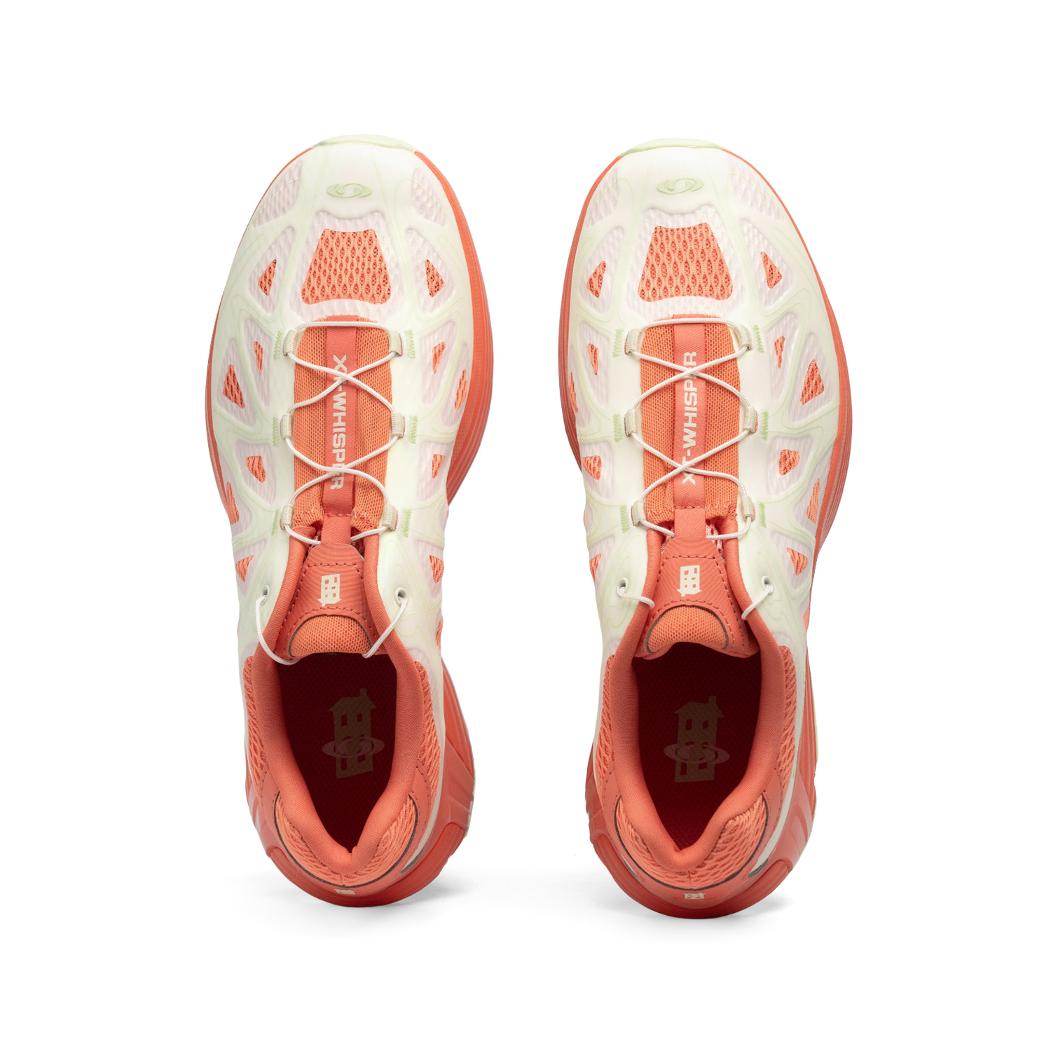 SALOMON x Ama Lou XT WHISPER Breathable Low top Casual Running Shoes Unisex Coral Orange