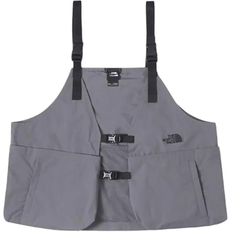 THE NORTH FACE Vests Men's Gray Moderate Urban Techwear