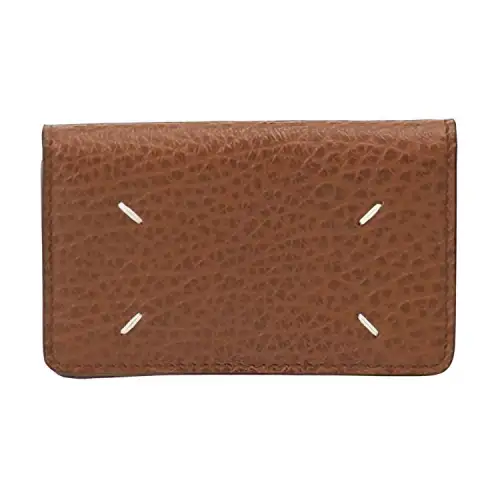 Maison Margiela Leather Wallet Unisex Brown
