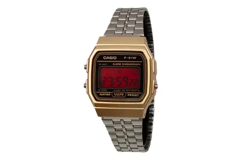 Casio, modified quartz watch strap stainless steel, men's watch, black dial, custom-made, quartz mechanism, Japanese and Korean