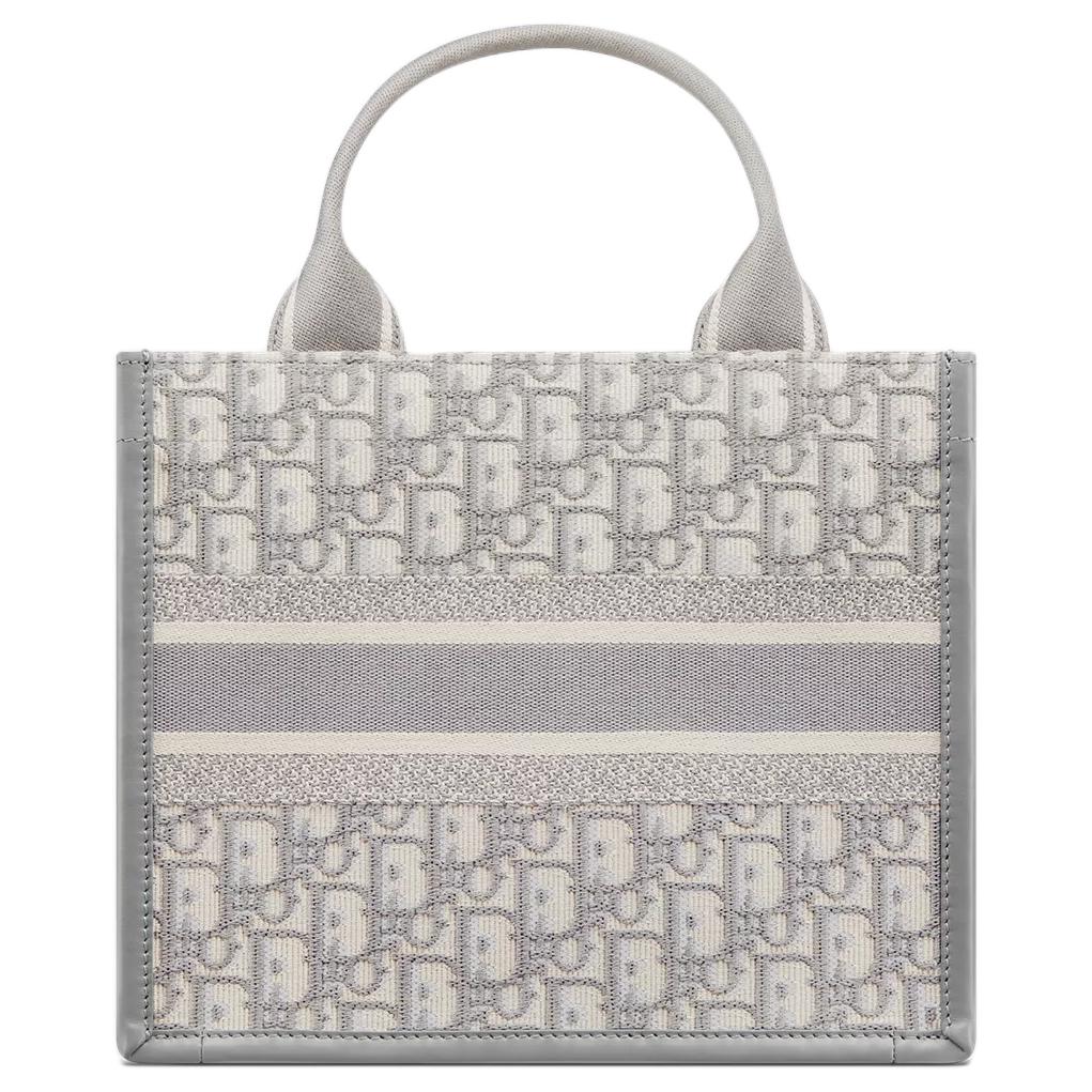 Сумка Dior BookTote Logo Tote (серая) — фото 4