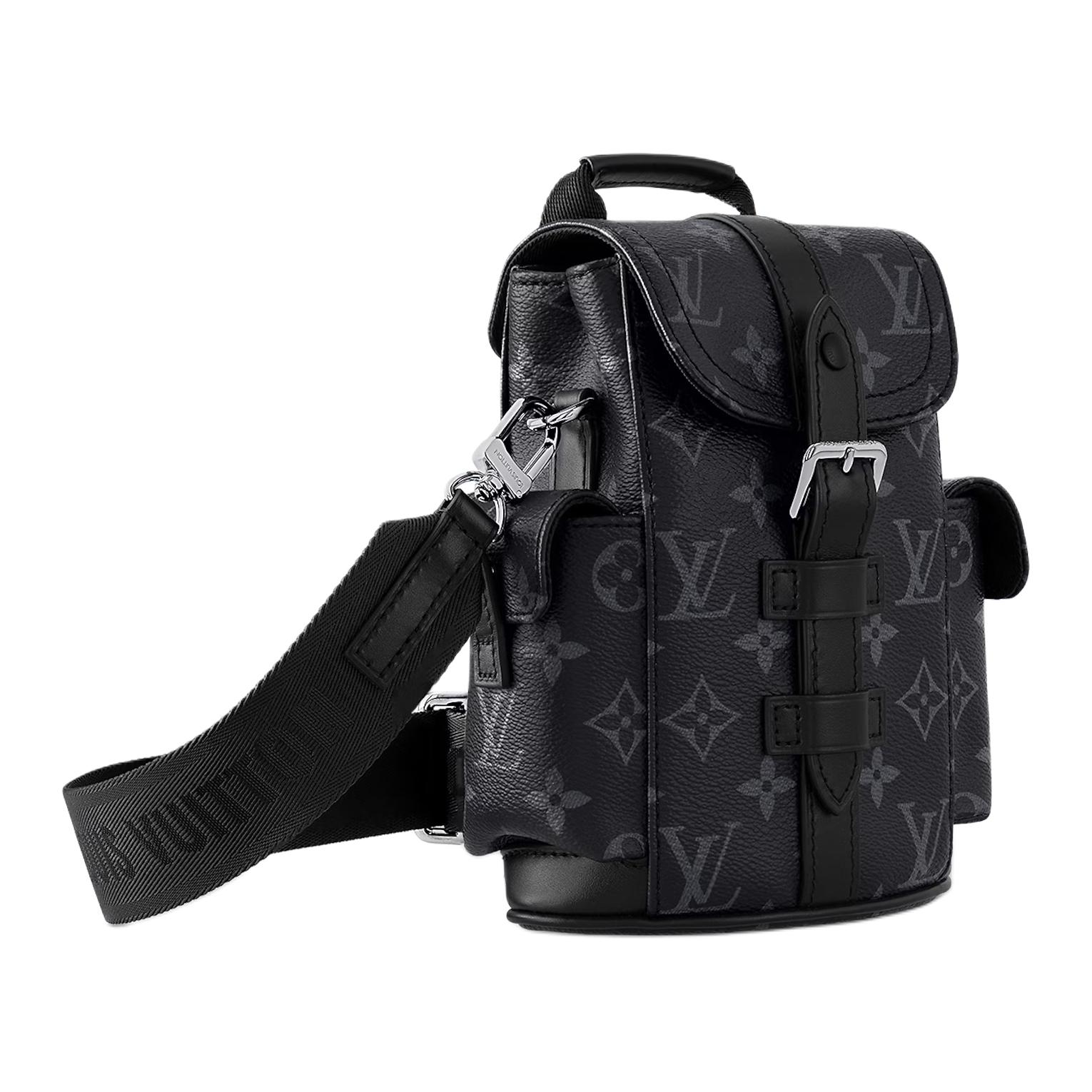 Мужская сумка Louis Vuitton Christopher Nano (черная) — фото 2