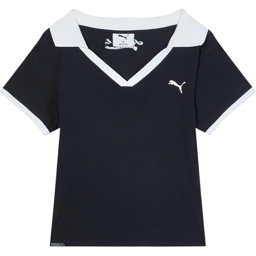 Женская футболка-поло PUMA 692774-16 (синяя)