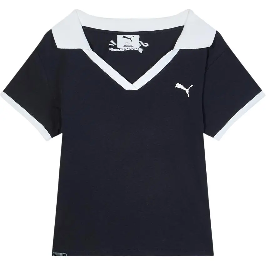 PUMA Polo Shirts Women's Marine Blue Moderate