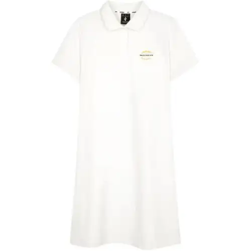 Skechers Short Sleeved Dress Women's Marshmallow White