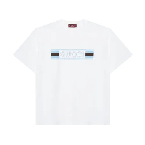 GUCCI Cotton Jersey T shirt With Print