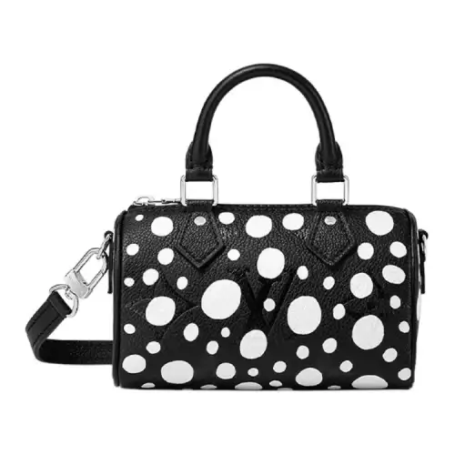 LOUIS VUITTON X Yayoi Kusama Nano Speedy Black/White