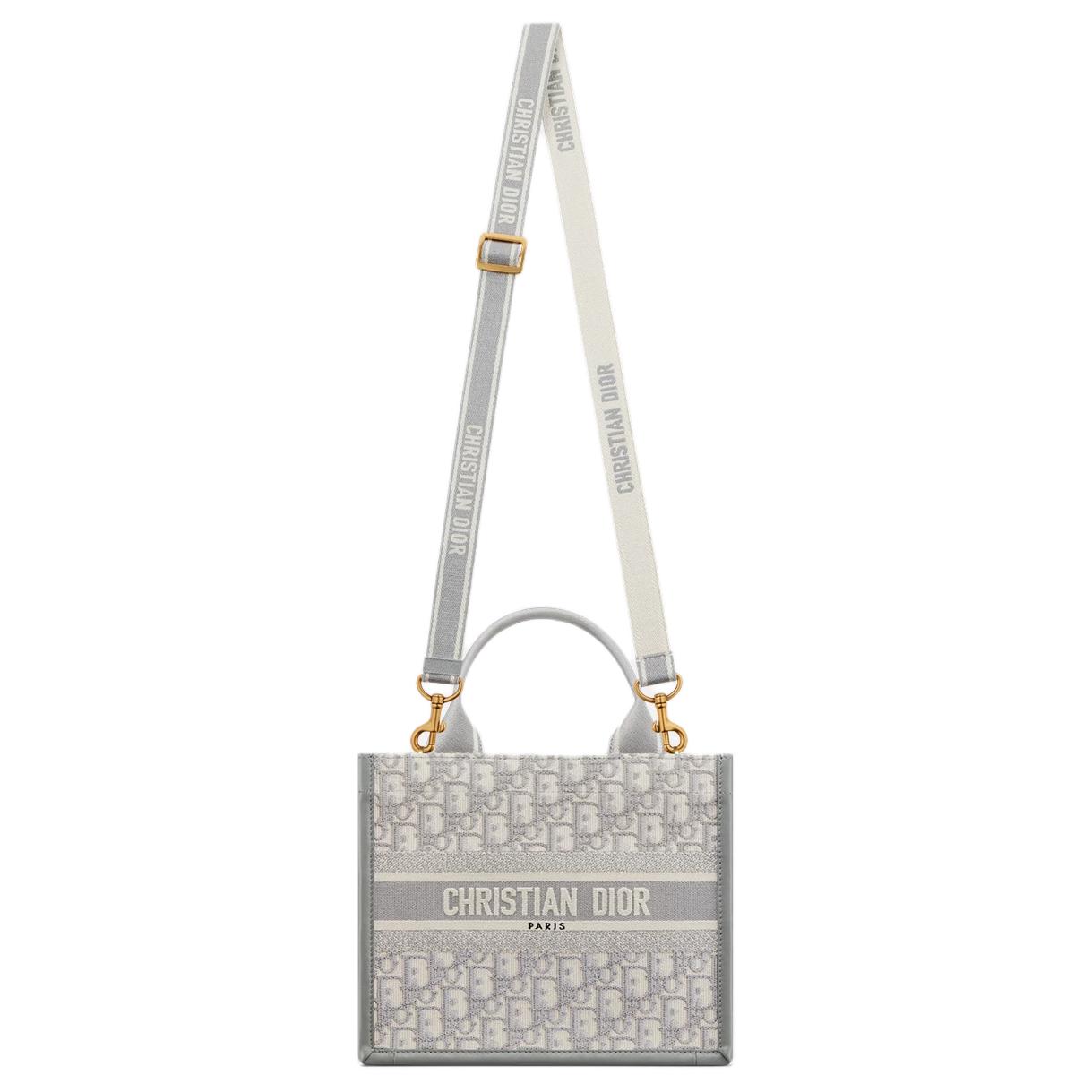 Сумка Dior BookTote Logo Tote (серая) — фото 2
