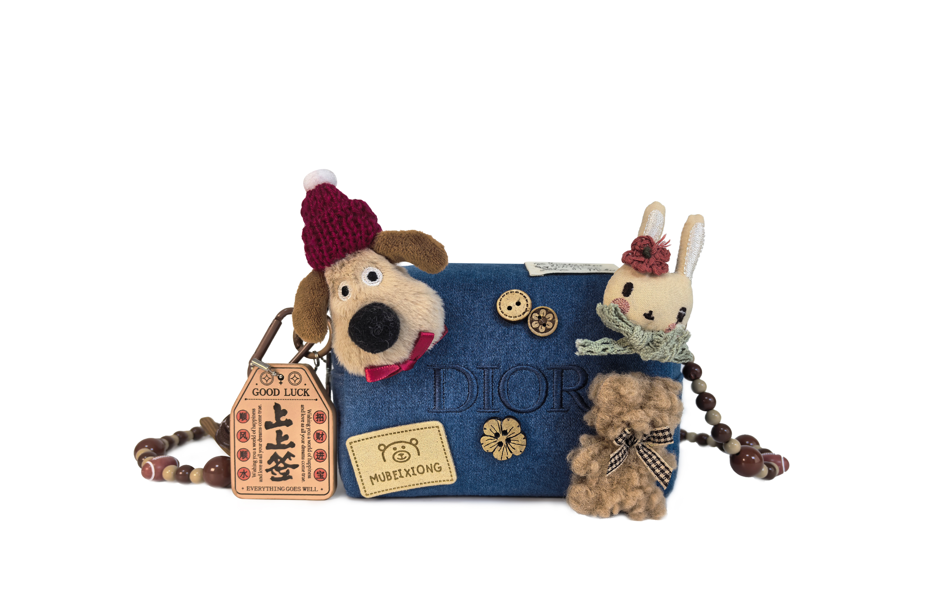 Сумка Dior Мягкая игрушка (синяя)