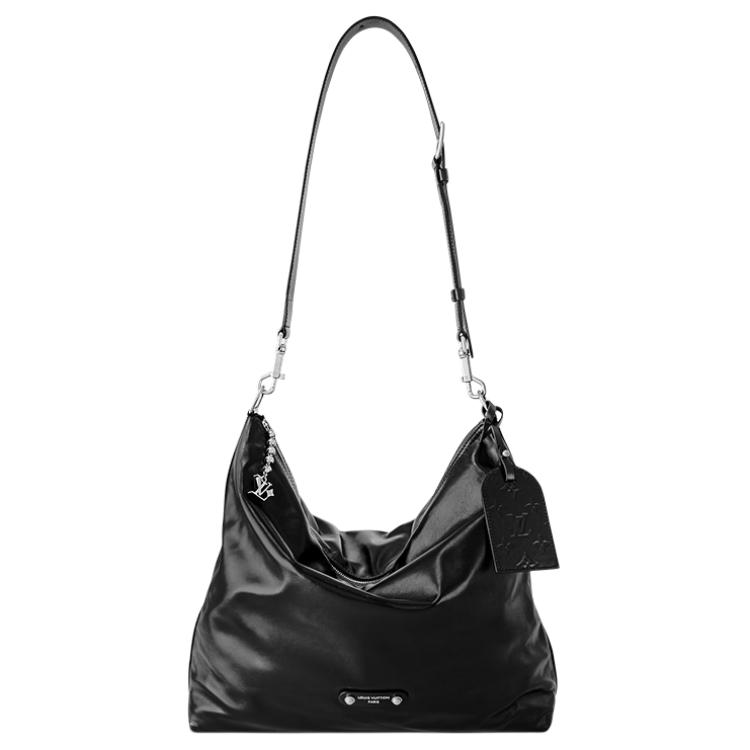 Мужская сумка Louis Vuitton Vagabond Hobo (черная)
