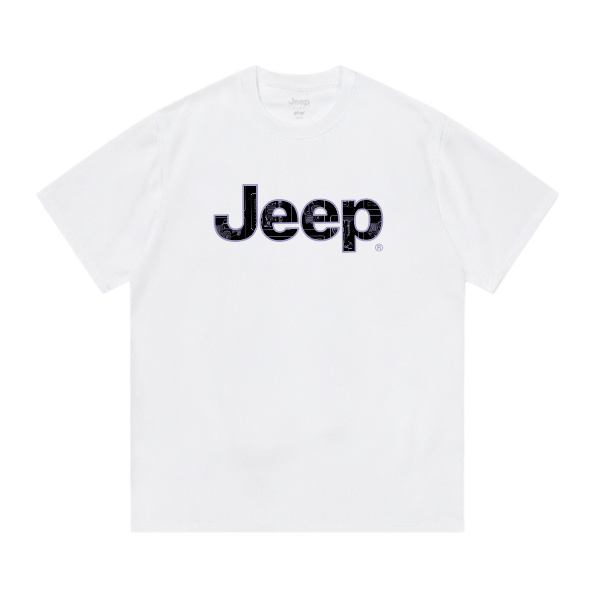Футболка Jeep logo (зеленая)