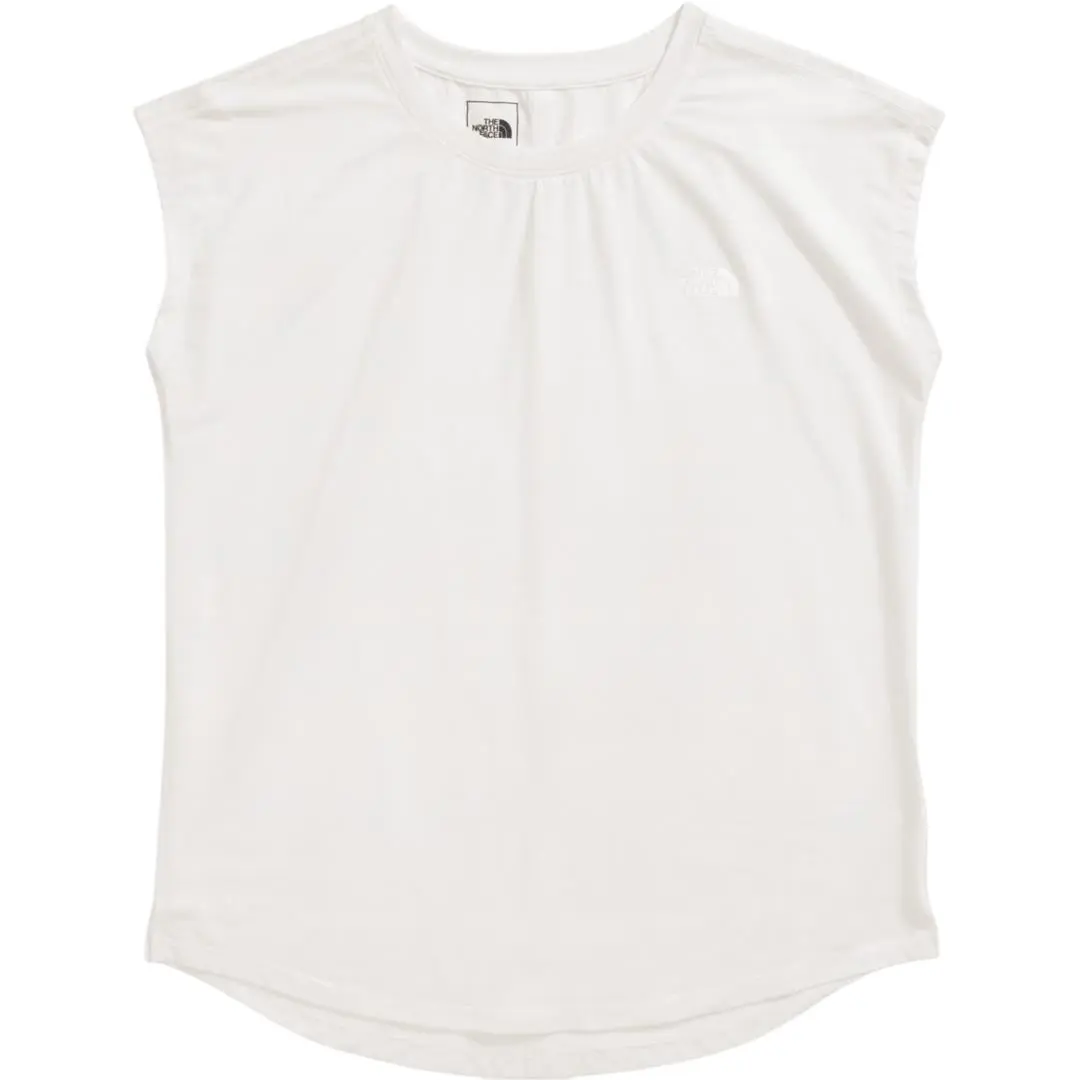 THE NORTH FACE T-Shirts Women's White Crew Neck Moderate Straight Fit