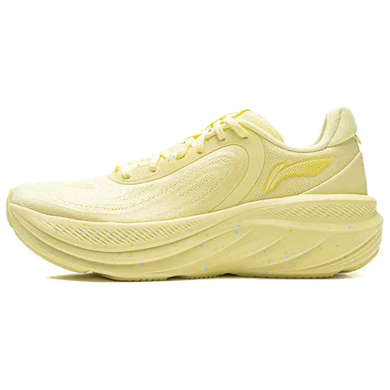 Li Ning Leisurely V2 Cushioning Slip Resistant Abrasion Resistant Breathable Low top Casual Running Shoes Women's