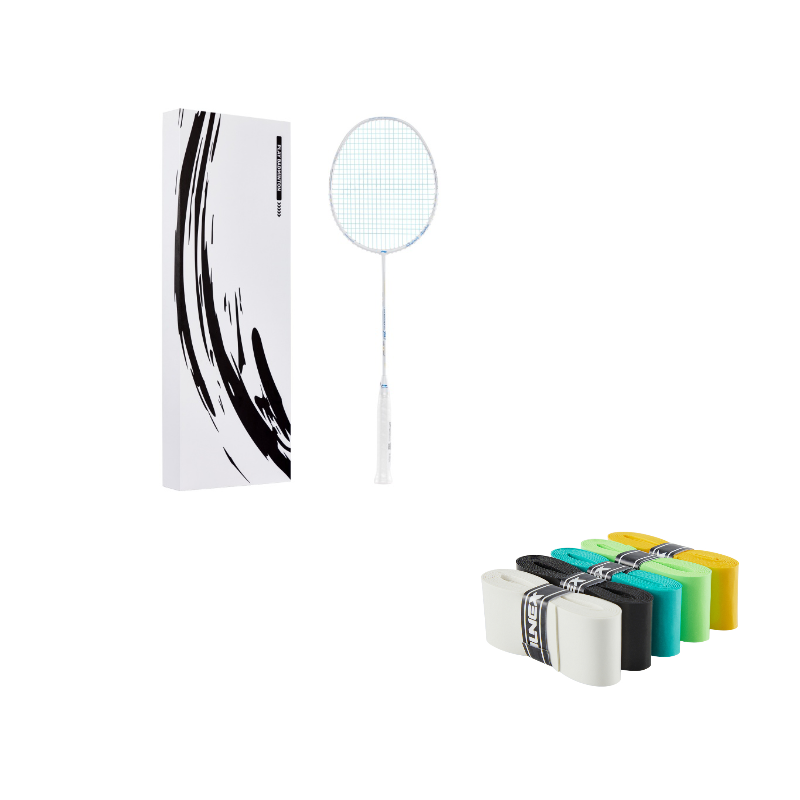 Li Ning WS79S Full Carbon Badminton Rackets Control Type All around Defense Advanced Level 675MM Unisex 5UG6 White
