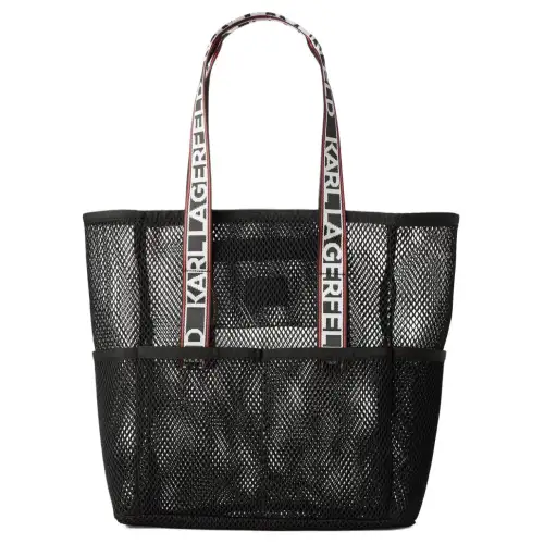 Karl Lagerfeld K/Essential Mesh Tote Bag