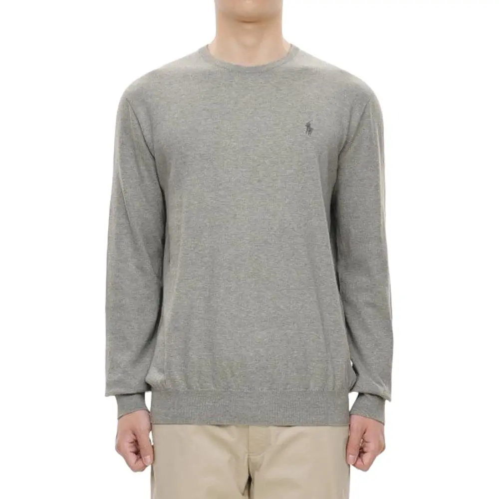 Polo Ralph Lauren Sweater Slim Fit Unisex Gray