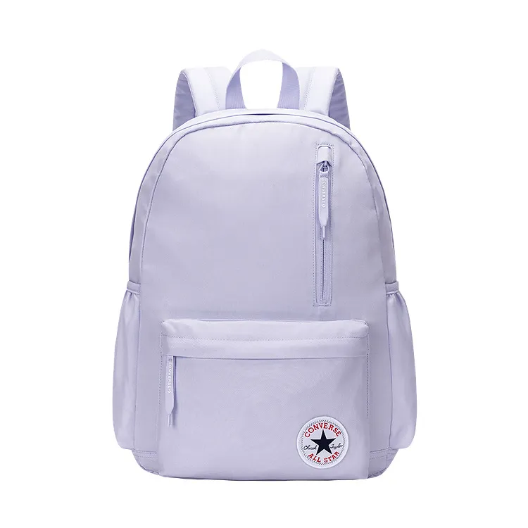 Converse Polyester Backpack Unisex Purple Photinia