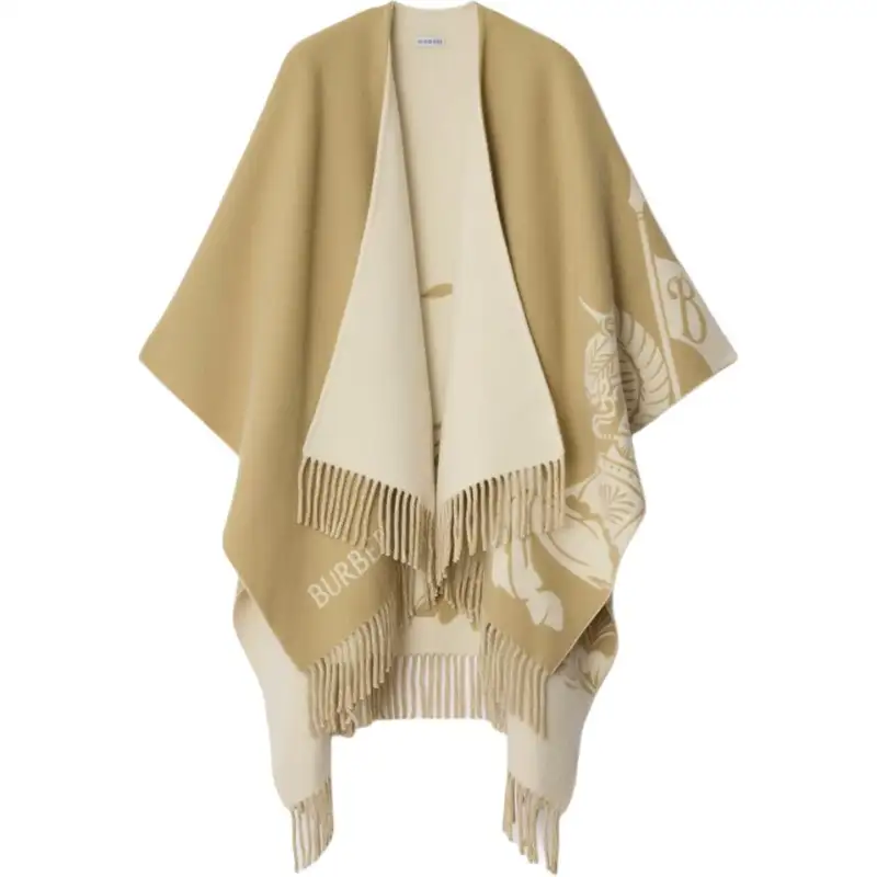 Burberry Ekd Fringed Cape
