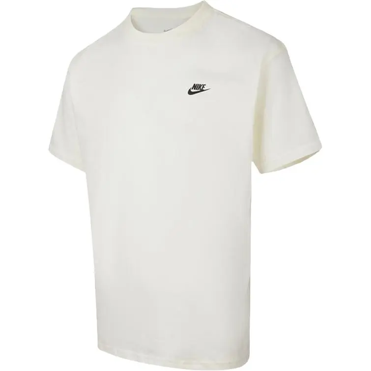 Nike T-Shirts Men's White Crew Neck
