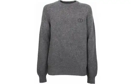 DIOR SS21 Fitted Knitwear Men's Gray