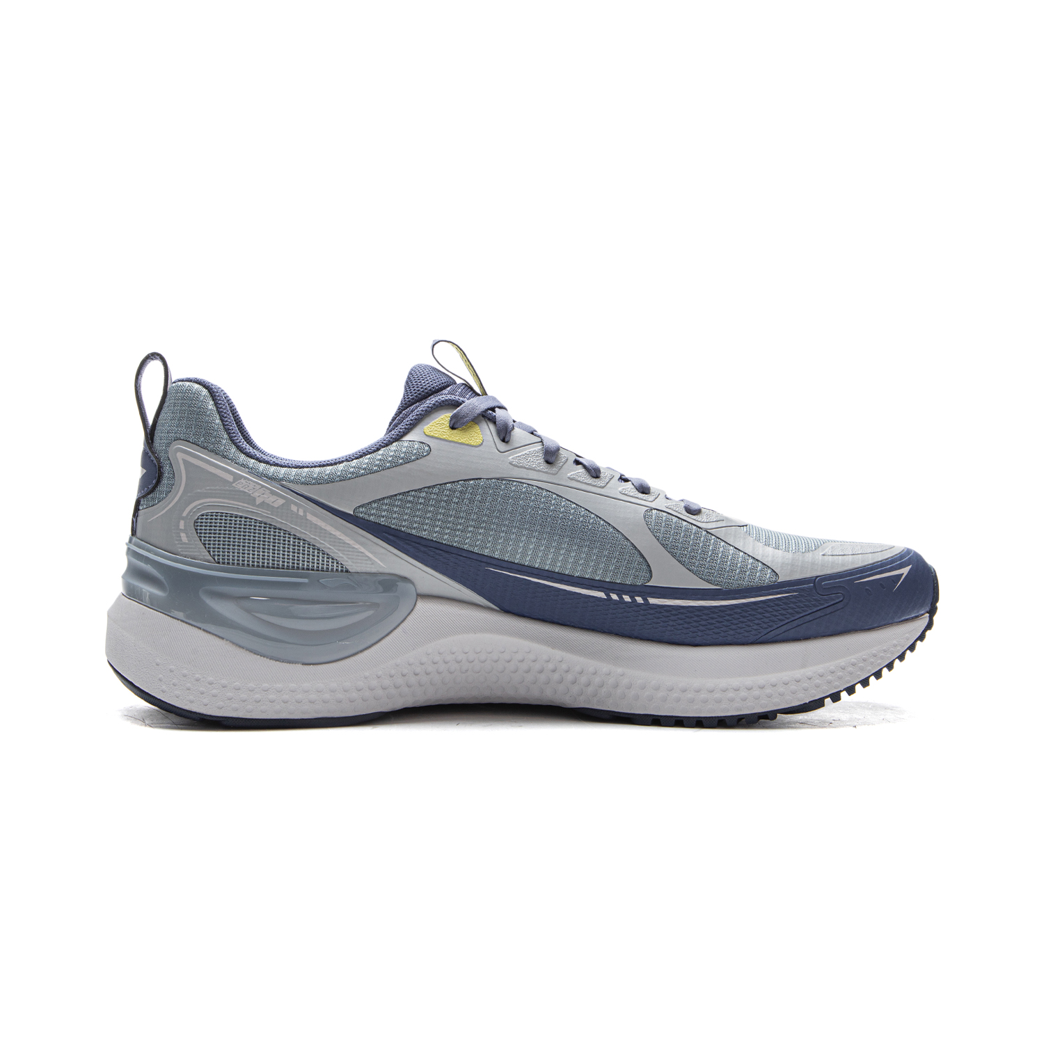 Li Ning Easy to Adapt 2 Cushioning Slip Resistant Abrasion Resistant Breathable Low top Running Shoes Men’s Gray Blue