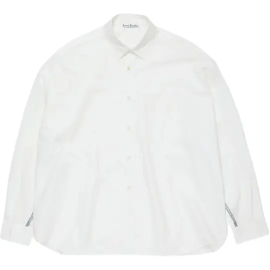 Acne Studios logo-detail cotton shirt
