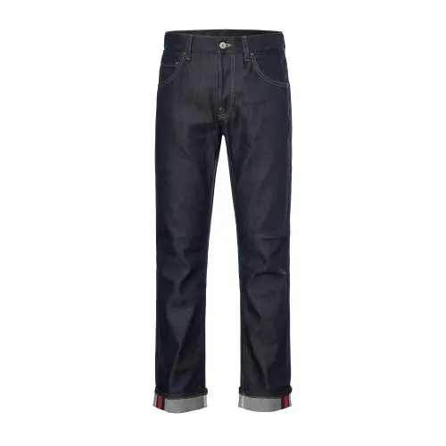 GUCCI Jeans Men's Dark Blue Moderate Slim Fit Pants