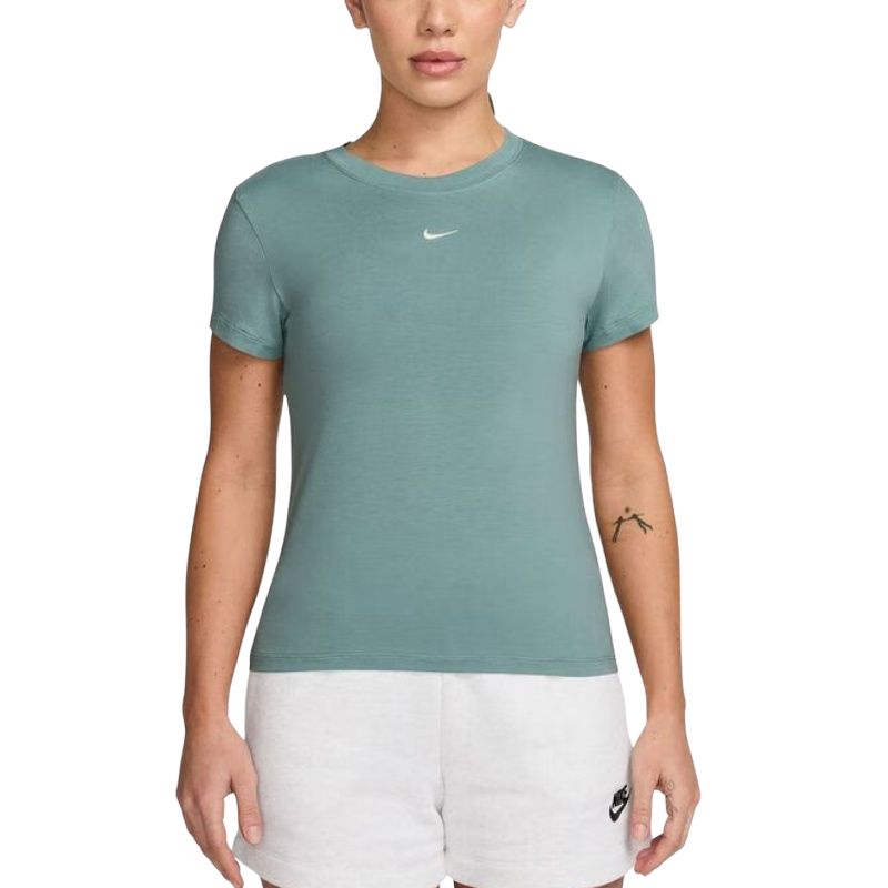 Женская футболка Nike AS W NSW NK CHLL KNT MD CRP (черная)