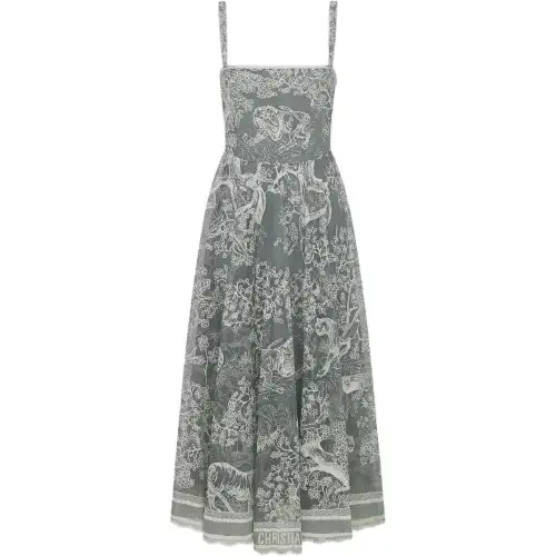 Christian DIOR Mid Length Flared Dress