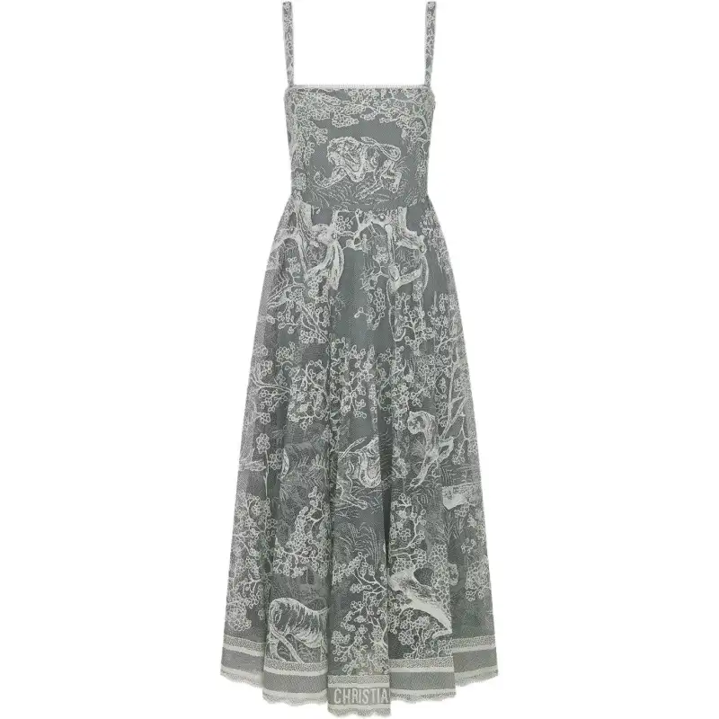 Christian DIOR Mid Length Flared Dress