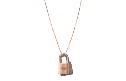 HERMES O'Kelly Calfskin Necklaces Women's