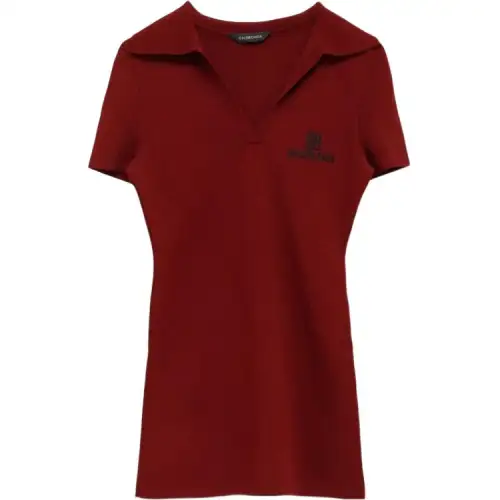 Balenciaga Logo Embroidered Polo Shirt