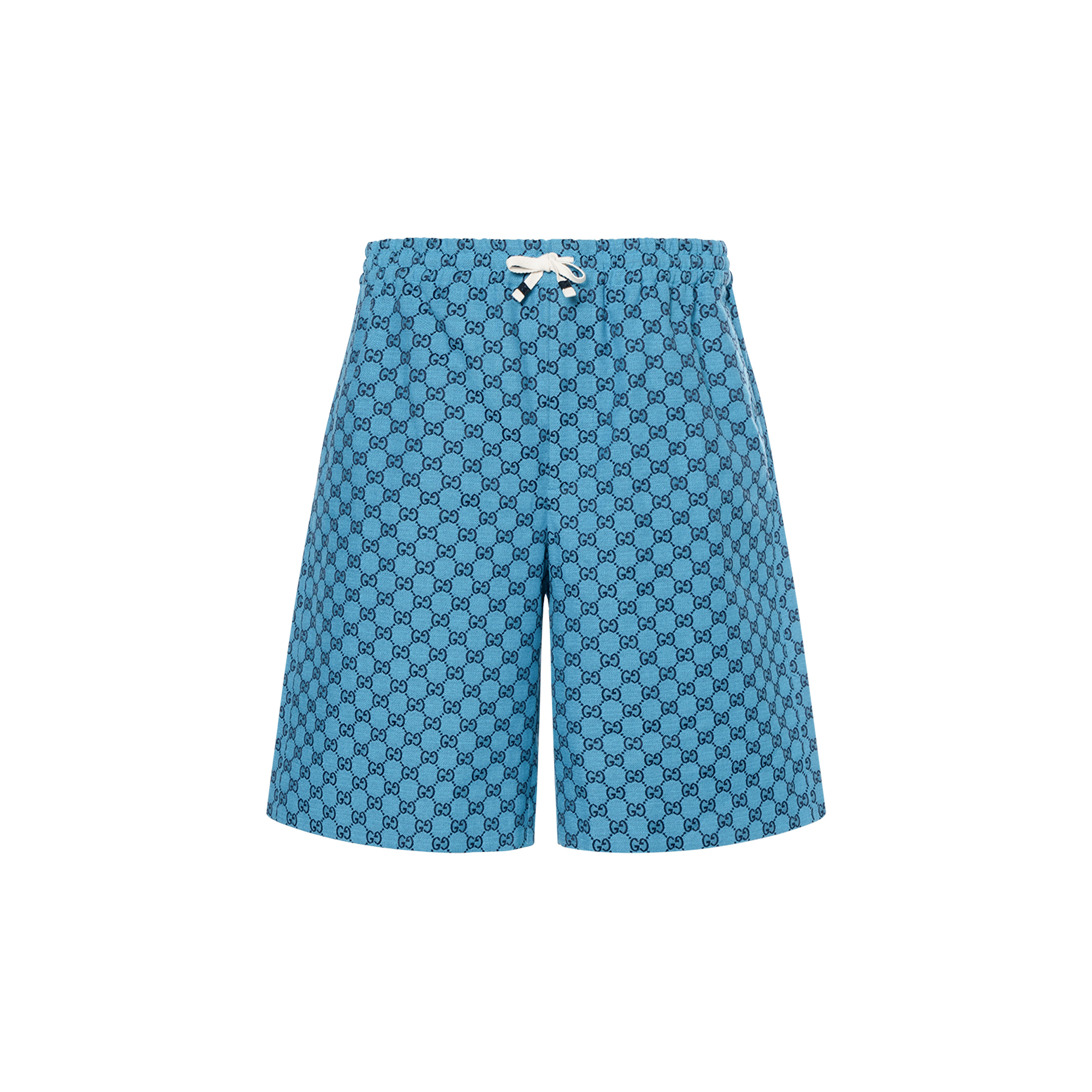 GUCCI GG Multicolor SS21 Casual Shorts Men's Blue