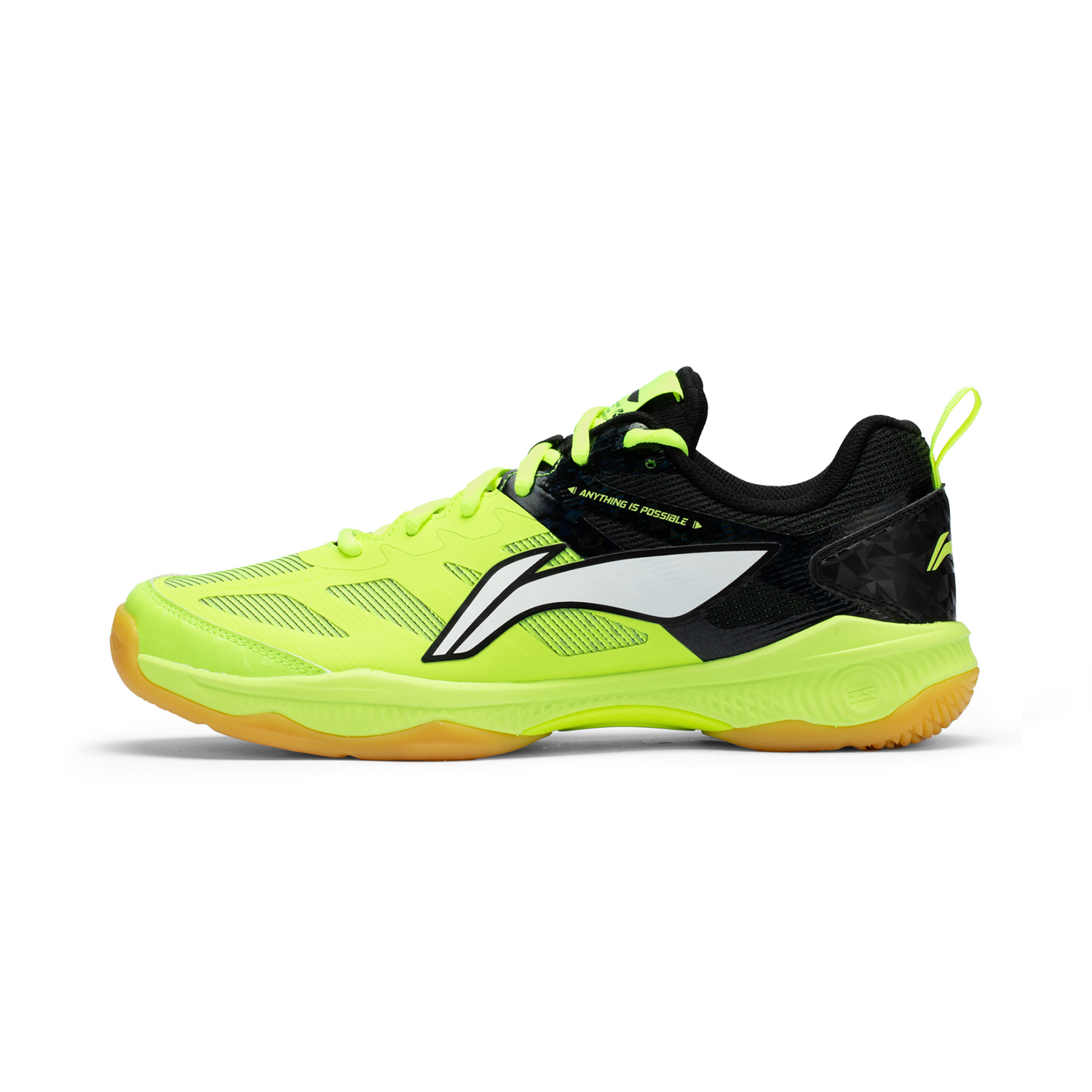 Li Ning Support Rebound Support Rebound Low top Badminton Shoes Unisex Green Black
